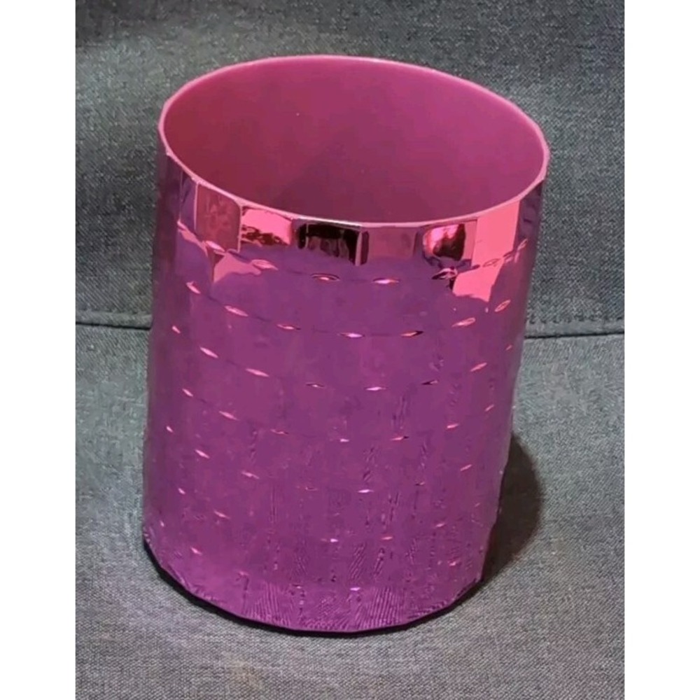 Modern Plastic Disco Ball Planter Pot - purple mirror indoor planter decor~